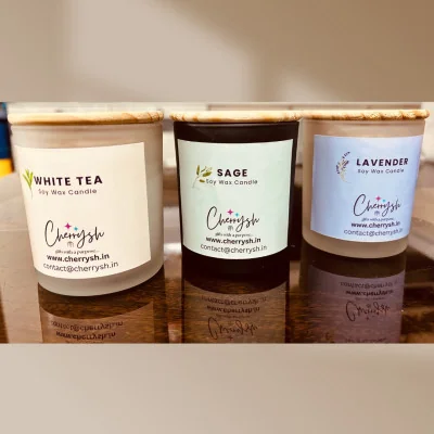 White Tea Soy Wax Jar Candle – Premium Natural & Eco-Friendly