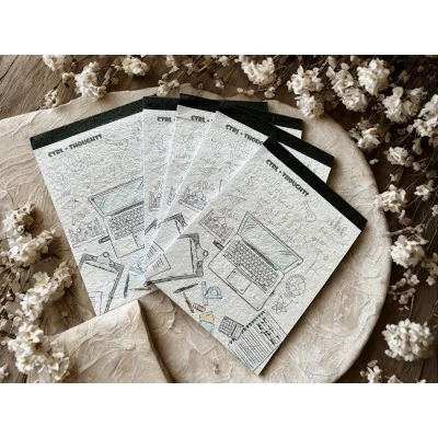 Notepad - Ctrl + Thoughts (Pack of 5)