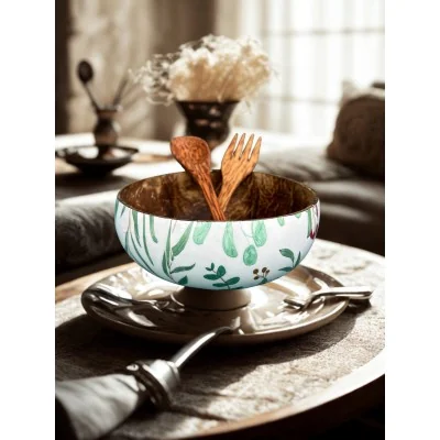 Coco Elegance Salad Set | Eco-Friendly Tableware | Cherrysh