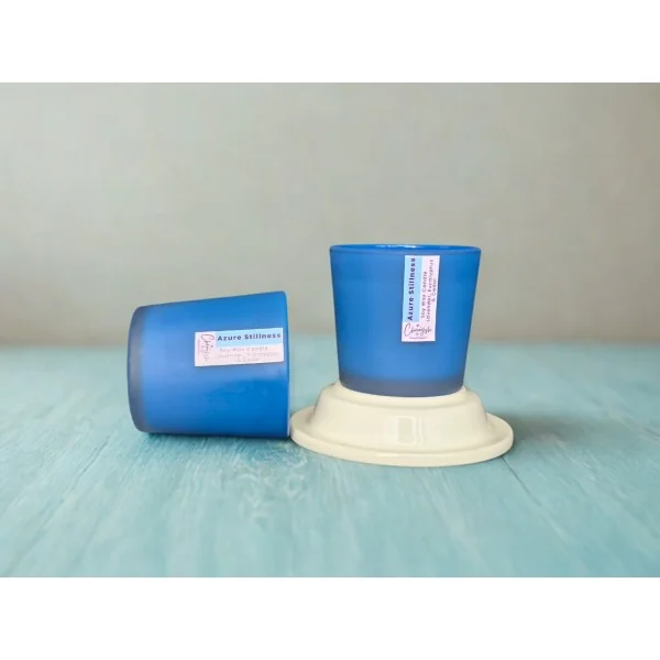 Shot Glass Candle - Azure Stillness (Pack of 2)