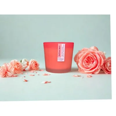 Saffron Oud & Amber Soy Wax Candle | Cherrysh