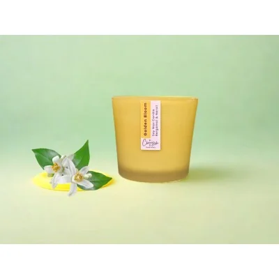 Saffron Oud & Amber Soy Wax Candle | Cherrysh