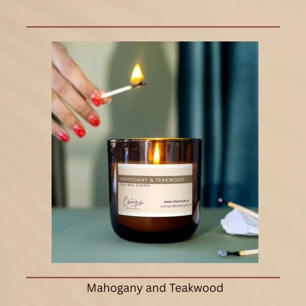 Jar Candle - Mahogany and Teakwood