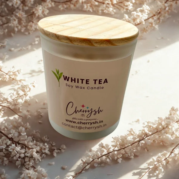 White Tea Soy Wax Jar Candle